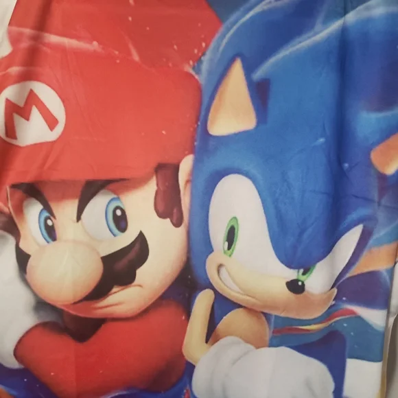 Kids Summer Mario and Sonic T-shirt - Picture 3 of 5